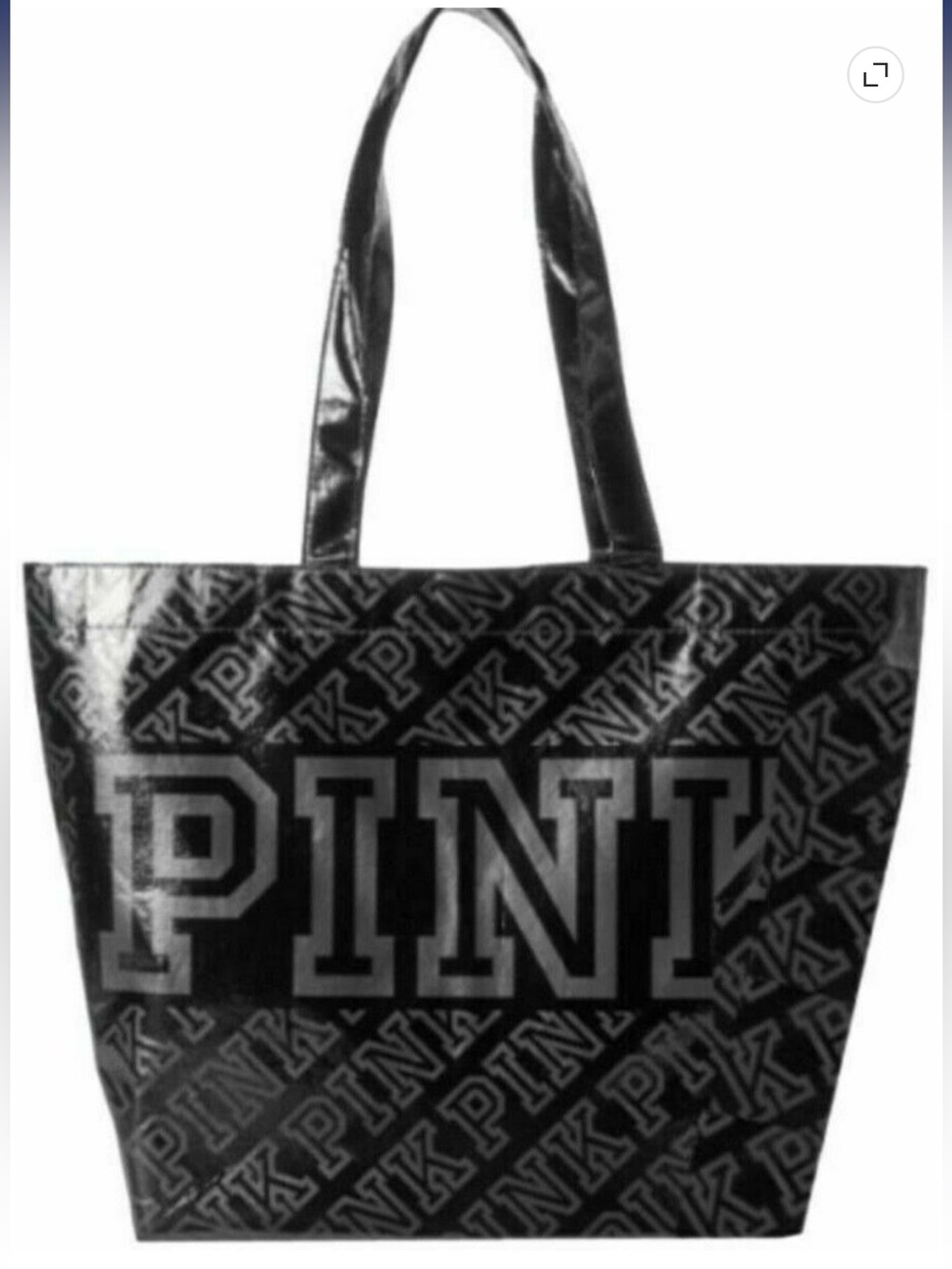 New Victoria's Secret Pink thin black tote bag